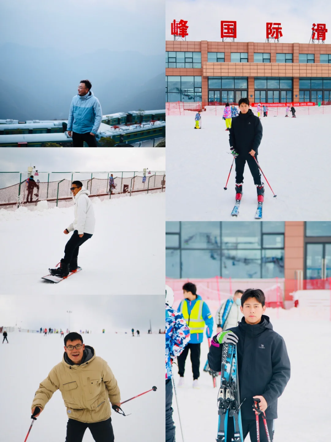 瑞士滑雪选手风骚表现，轻松晋级